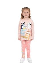 Character Pink Bluey And Bingo Long Sleeve Top And Leggings Set - Image 8 of 13