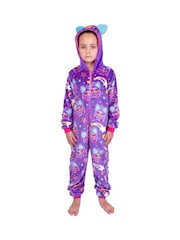 Character Purple Furby Fleece Hooded All-In-One - Image 10 of 11