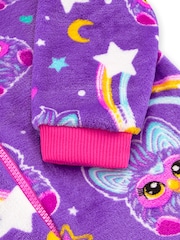 Character Purple Furby Fleece Hooded All-In-One - Image 5 of 11