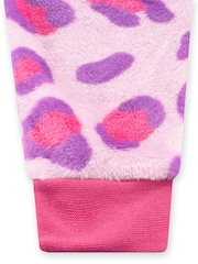 Harry Bear Pink Leopard Print All In One Fleece - Image 7 of 8