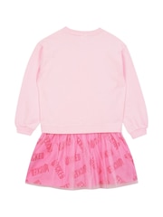 Character Pink Wicked Glinda The Good Witch Glitter Sweatshirt Dress - Image 2 of 10