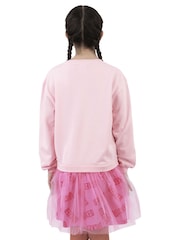 Character Pink Wicked Glinda The Good Witch Glitter Sweatshirt Dress - Image 9 of 10