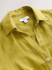 Green Sheer Short Sleeve Shirt - Image 8 of 9