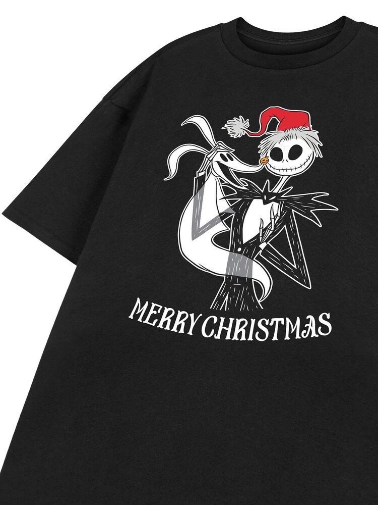 Vanilla Underground Black Disney Nightmare Before Christmas Unisex Adults T-Shirt - Image 5 of 6