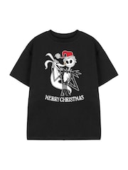 Vanilla Underground Black Disney Nightmare Before Christmas Unisex Kids T-Shirt - Image 2 of 6