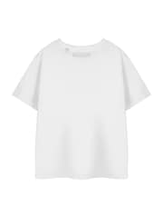 Vanilla Underground White Girls Disney Mickey & Minnie Mouse Christmas 100% Cotton T-Shirt - Image 2 of 6