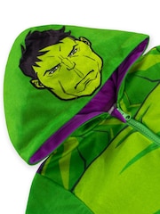 Enobarvna pižame iz flisa z motivom Marvel The Incredible Hulk Dress Up - Slika 10 iz 11