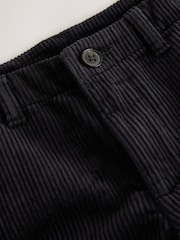 Navy Regular Fit Premium Corduroy Trousers (3-16yrs) - Image 5 of 6