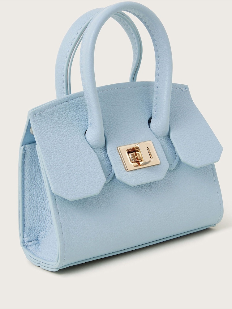 Monsoon Blue Mini Portobello Handheld Bag - Image 4 of 4