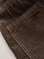 Brown Wide Fit Corduroy Pull On Trousers (3-16yrs) - Image 7 of 12