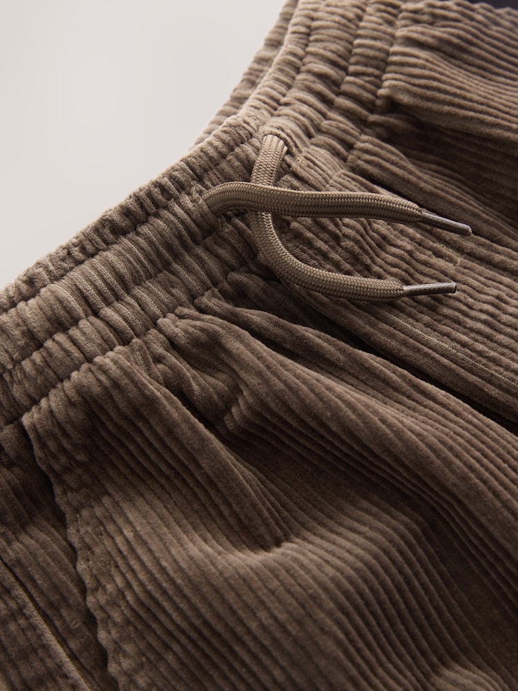 Brown Wide Fit Corduroy Pull On Trousers (3-16yrs) - Image 8 of 8