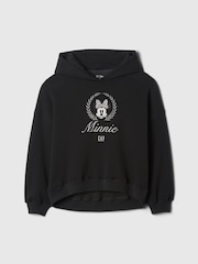 Черный с рисунком Minnie Mouse™ - Gap Disney Винтажная мягкая худи больших размеров (4-13лет) - Image 4 of 5