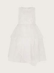 Monsoon Natural Lace Petal Flower Girl Dress - Image 2 of 4