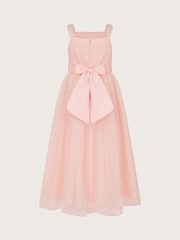 Monsoon Pink Chrome Rossy Shimmer Bridesmaid Dress - Image 2 of 3