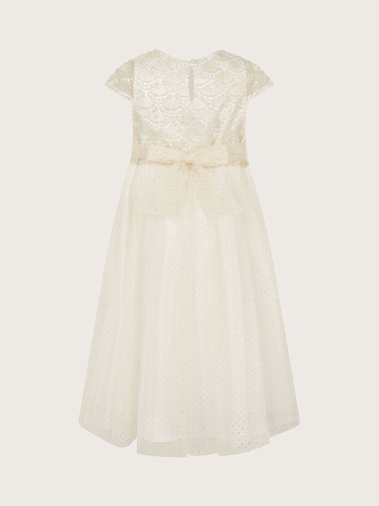 Monsoon Gold Ella Embellished Maxi Dress - Image 2 of 4