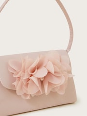 Monsoon Pink Mini Corsage Bridesmaid Handbag - Image 3 of 4