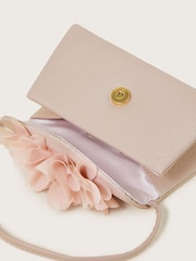 Monsoon Pink Mini Corsage Bridesmaid Handbag - Image 4 of 4