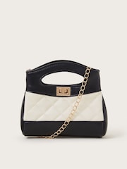 Monsoon Monochrome Quilted Mini Bag - Bild 1 von 4
