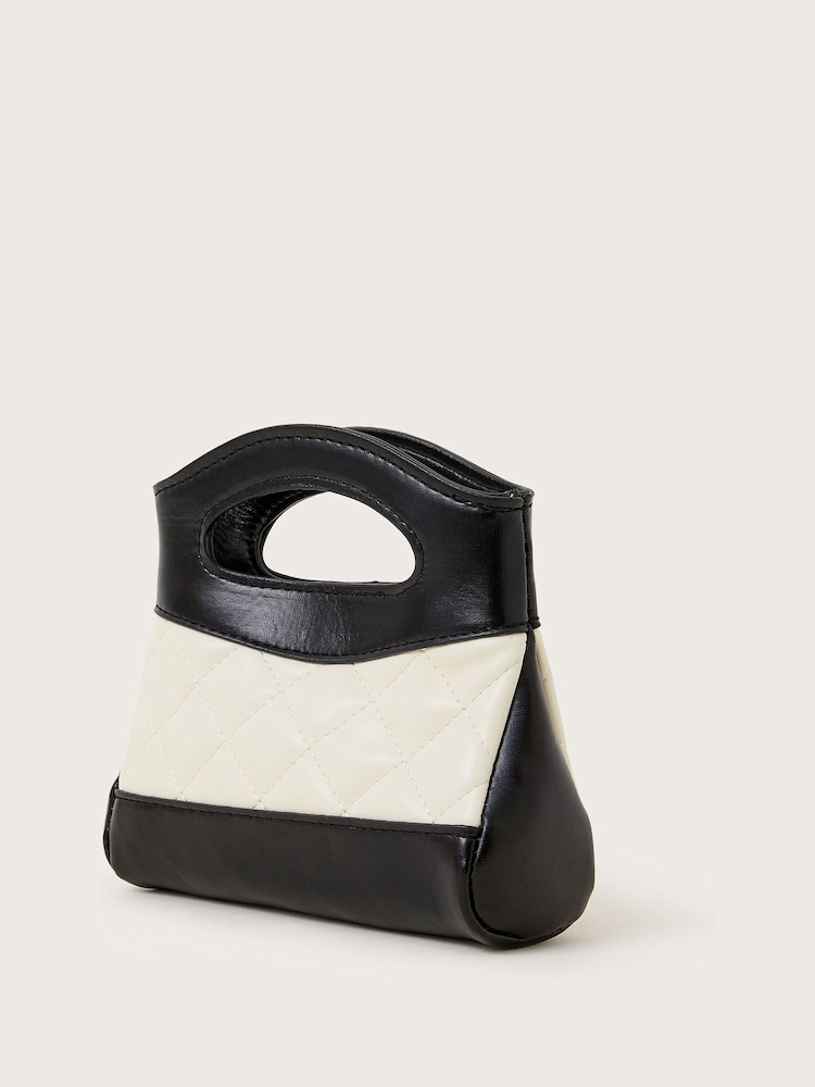 Monsoon Monochrome Quilted Mini Bag - Bild 2 von 4