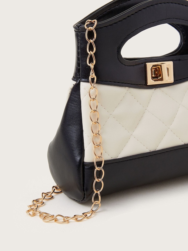 Monsoon Monochrome Quilted Mini Bag - Bild 4 von 4