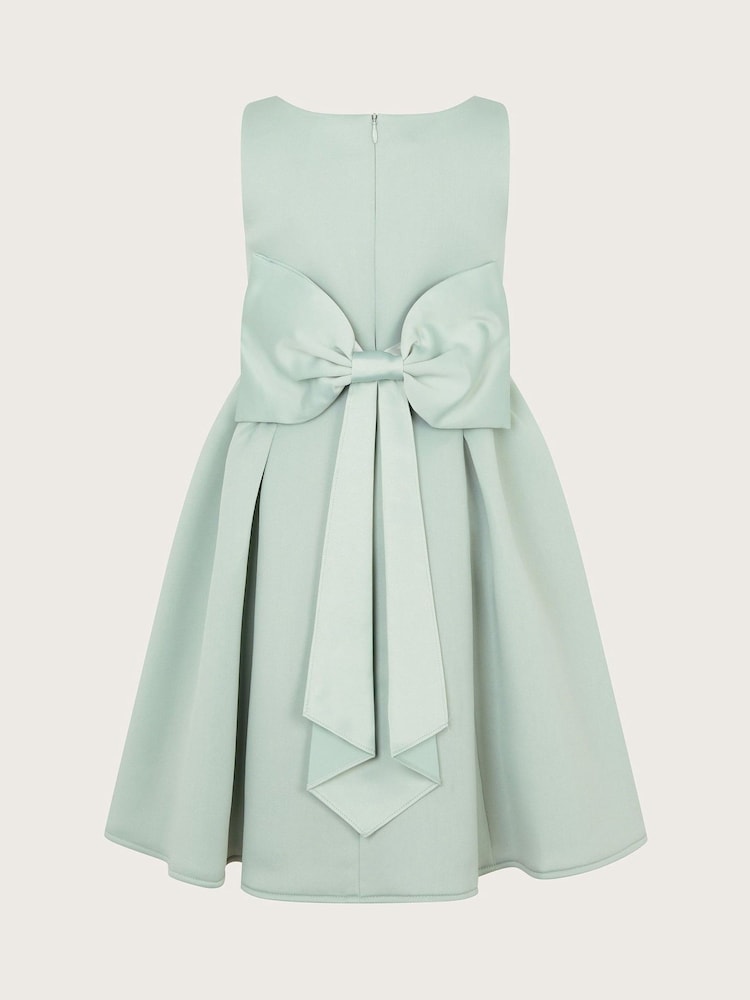 Monsoon Green Molly Scuba Bridesmaid Dress - Image 2 of 3