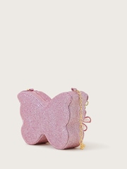 Monsoon Pink Bella Embellished Butterfly Bag - Image 2 of 3