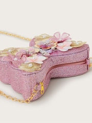 Monsoon Pink Bella Embellished Butterfly Bag - Image 3 of 3