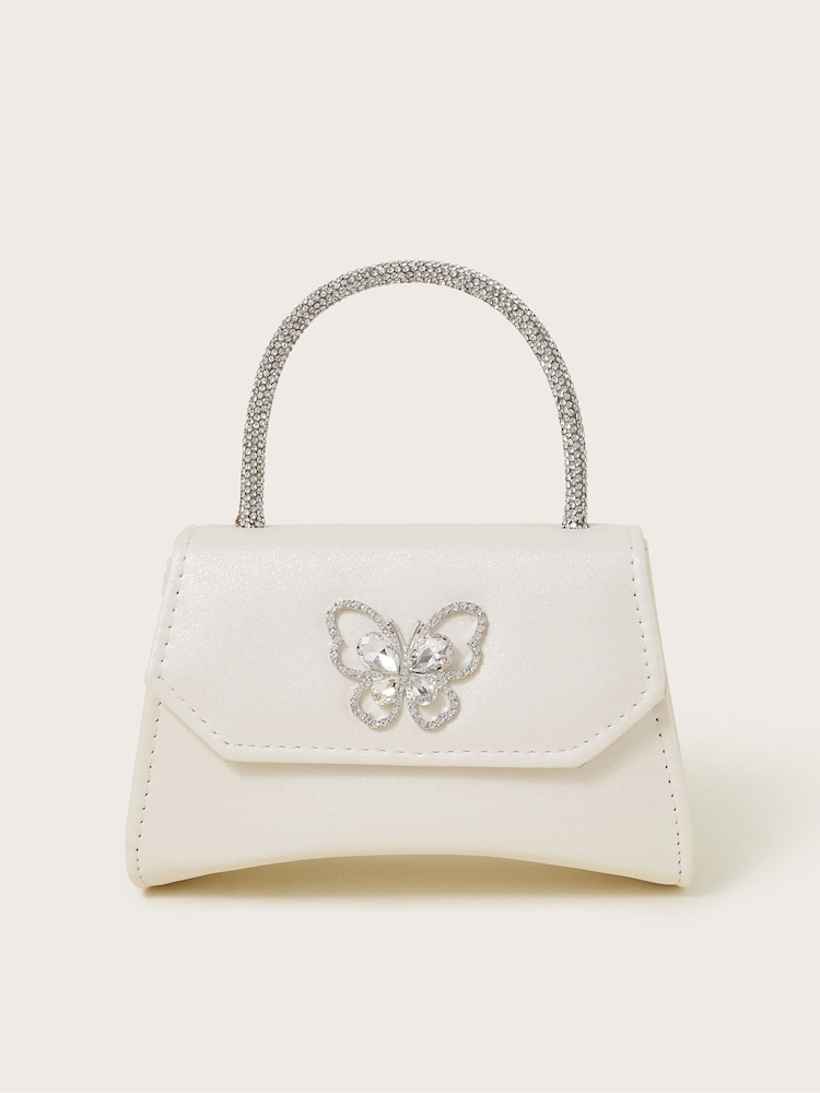 Monsoon Natural Jewel Butterfly Bridesmaid Bag - Image 1 of 4
