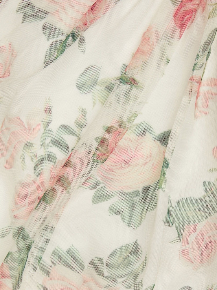 Monsoon Natural Baby Floral Print Swing Dress - Image 3 of 3