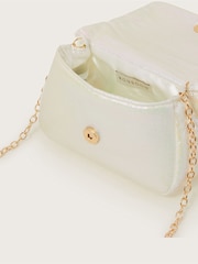 Monsoon Natural Iridescent Bow Bridesmaid Bag - Image 4 of 4