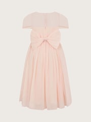 Monsoon Pink Claire Crinkle Chiffon Dress - Image 2 of 3