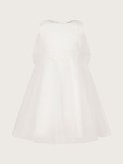 Monsoon Natural Baby Alianthe Bow Dress - Image 2 of 3