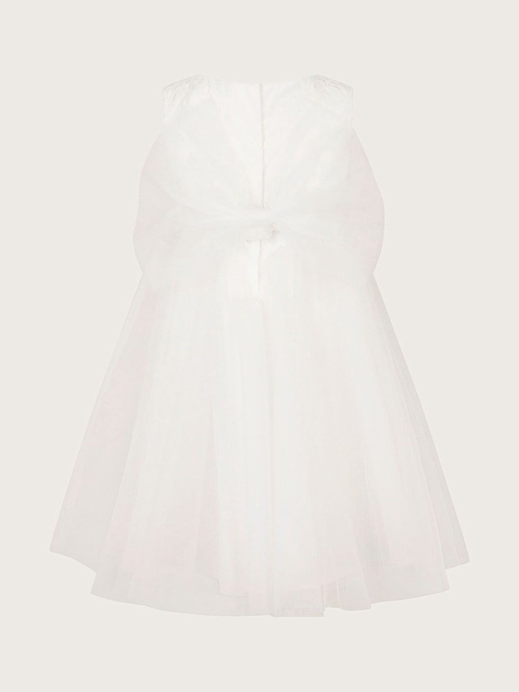 Monsoon Natural Baby Alianthe Bow Dress - Image 3 of 3