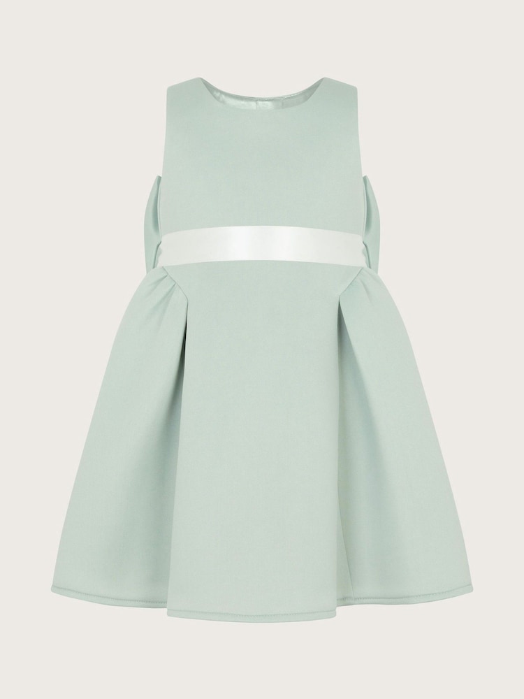 Monsoon Green Baby Molly Scuba Bridesmaid Dress - Image 1 of 3