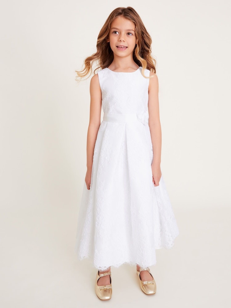 Monsoon Lola Lace Communion Dress - Imagen 1 de 4