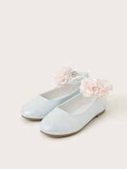Monsoon Green Corsage Strap Ballet Flats - Image 2 of 3