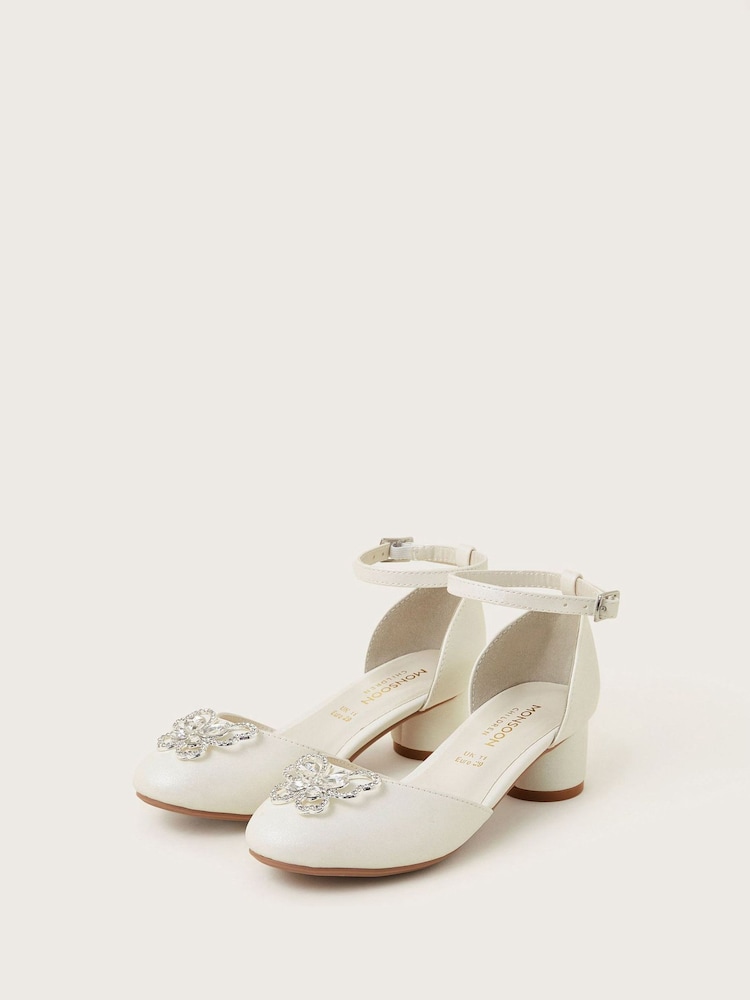 Monsoon Natural Gemstone Butterfly Two Part Heels - Image 1 of 3