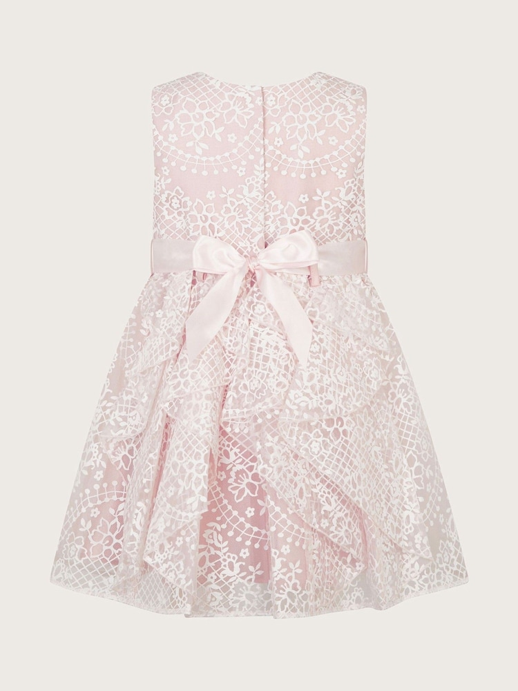 Monsoon Pink Baby Illena Cancan Dress - Image 2 of 3