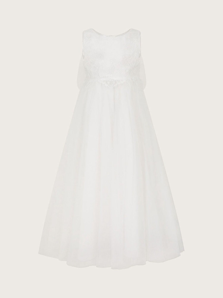 Monsoon Natural Alianthe Lace Bridesmaid Dress - Image 1 of 3