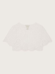 Monsoon Lola Lace Bridesmaid kratka jopa z enim gumbom - Slika 1 iz 3