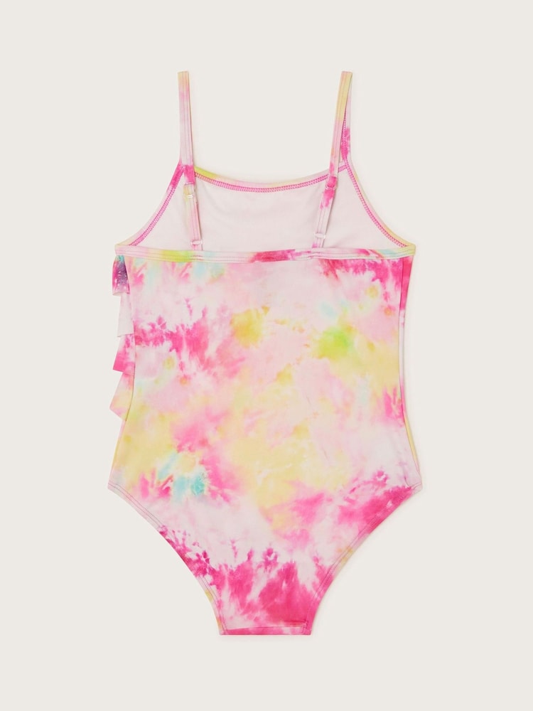 Monsoon Tie Dye Ruffle Swimsuit - صورة 2 من 3