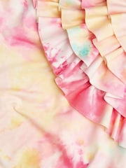 Monsoon Tie Dye Ruffle Swimsuit - صورة 3 من 3