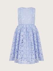 Monsoon Blue Kimberley Cutwork Lace Dress - Image 1 of 4