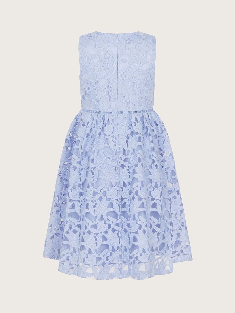 Monsoon Blue Kimberley Cutwork Lace Dress - Image 2 of 4