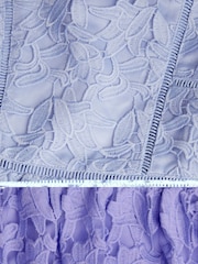 Monsoon Blue Kimberley Cutwork Lace Dress - Image 3 of 4