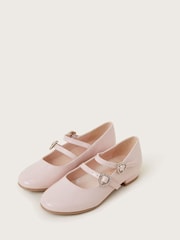 Zapatos planos de charol con doble tira de Monsoon - Imagen 1 de 3