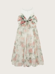 Monsoon Natural Alice Rose Print Maxi Dress - Image 2 of 3