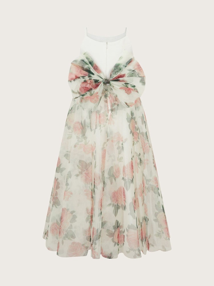 Monsoon Natural Alice Rose Print Maxi Dress - Image 2 of 3