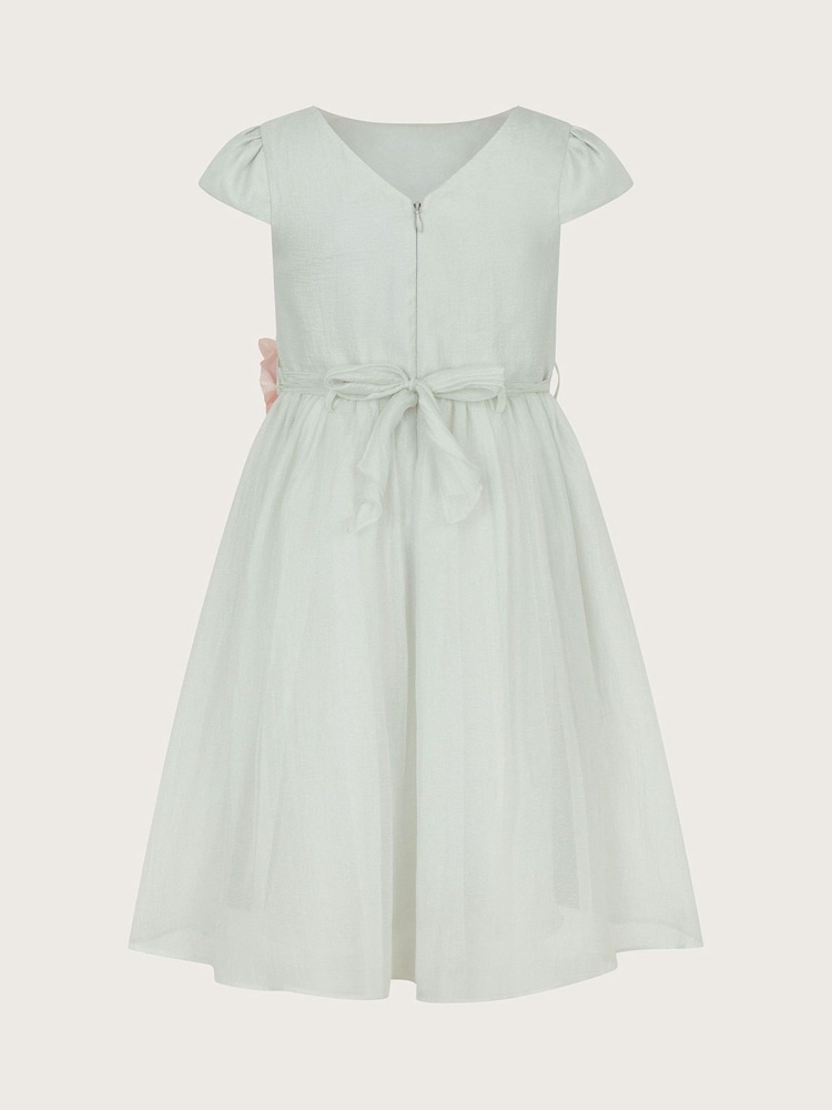 Monsoon Green Rossy Shimmer Bridesmaid Dress - Image 2 of 3