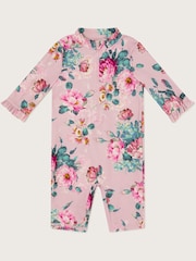 Monsoon – Baby-Badeanzug mit Blumenprint und LSF 50 - Bild 1 von 3
